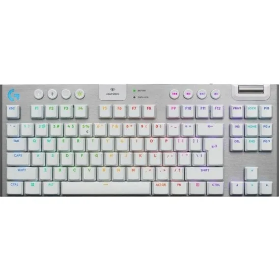 Logitech G915 X Lightspeed Tkl Wireless Gaming Keyboard - White - Tactile